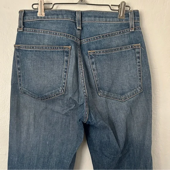 Rag & Bone Straight Leg High Rise Jeans in Rovers Medium Wash Stretch size 25 - Picture 9 of 15